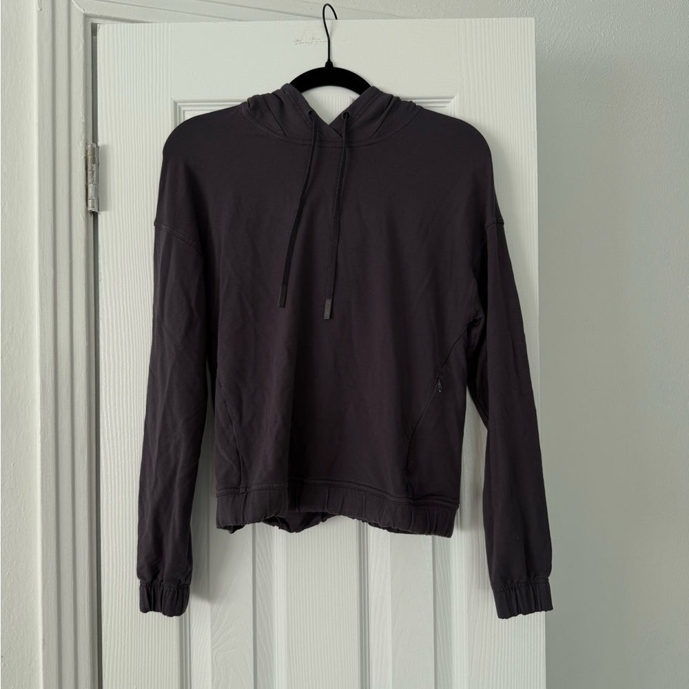 Lululemon purple cropped hoodie